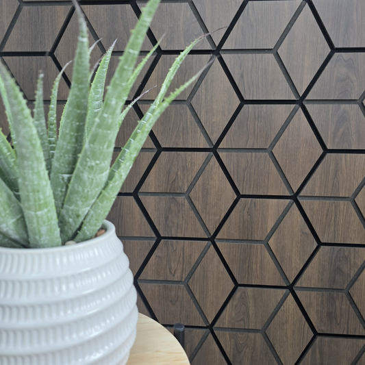 Premium Hexagon Acoustic Wall Panel (240cm x 60cm)