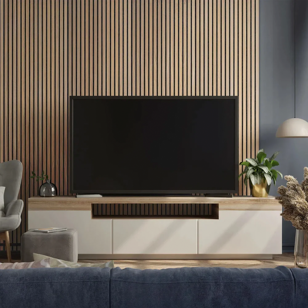 Premium Acoustic Wood Flex Panel — Transform Your Space in Minutes (2.7m × 1.10m)